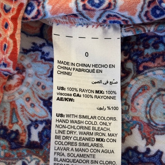 Chico's Vibrant Patchwork Blouse - Picture 3 of 8